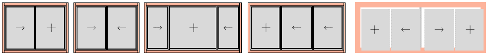 Patio130SW Sliding Door Config